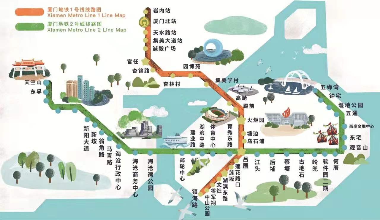 厦门地铁路线